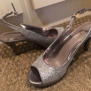 Silver heels